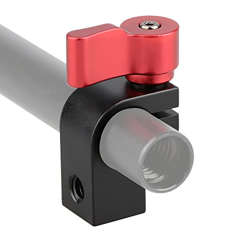 CAMVATE 15 mm Klemme mit Zwei 1/4"-20 Schraube Loch für Kamera DSLR Schiene von CAMVATE