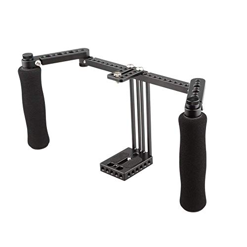 CAMVATE Monitor Cage mit verstellbaren Griffen für 5 Zoll und 7 Zoll LCD Monitore von CAMVATE