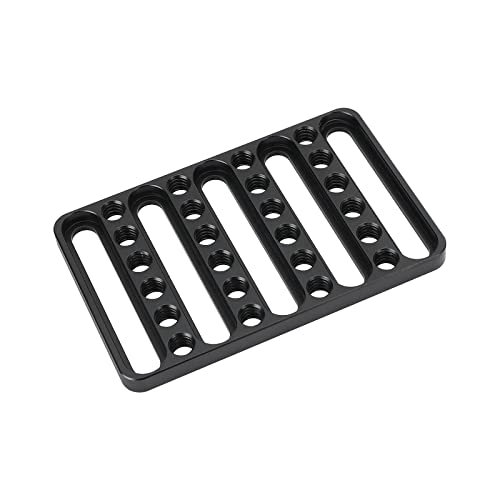 CAMVATE Universal-Käseplatten-Kamera-Montageplatte mit 1/4"-20 Befestigungspunkten für DSLR-Kamerakäfig DIY-Konfiguration – 3038 von CAMVATE