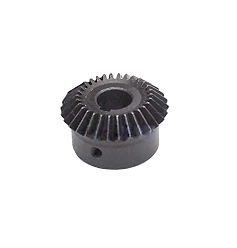 2 Modulus 25 Zähne Kegelrad 2M25T 19mm Lochdurchmesser mit 6x2,8mm Keilnut 1:1 Paarung 90 Grad 45# Stahlritzel x 1Stk (Nr. 1282)(2M25T; bore with keyway: 25/8x3.3mm) von CANCJDYTZ