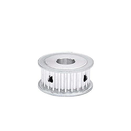 5M 25 Zähne Zahnriemen-Antriebsscheibe 8m Bohrung 5mm Teilung for 15mm breiten Riemen 5M25T Synchronrad ohne Stufe Aluminiumlegierung (Nr. 1694)(Bore: 10mm,Tooth width: 16mm) von CANCJDYTZ