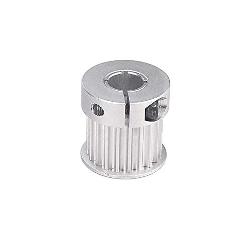 5M-25T Zahnriemenscheibe, Synchronrad, Teilung 5 mm, Bohrung 16 mm for 15 mm breiten Riemen mit Spannschraube (Nr. 1076)(Big step,Tooth width: 16mm; bore: 18mm) von CANCJDYTZ