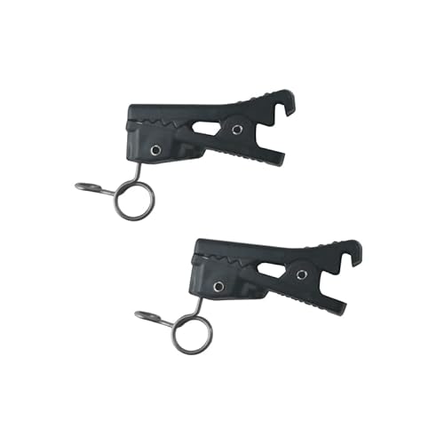 Canfon ABS Kunststoff Lavalier Mikrofon Krawattenklammer für Rode Lavalier GO, SmartLav + Ansteckmikrofon, 2 Stück (4,5 mm) von CANFON
