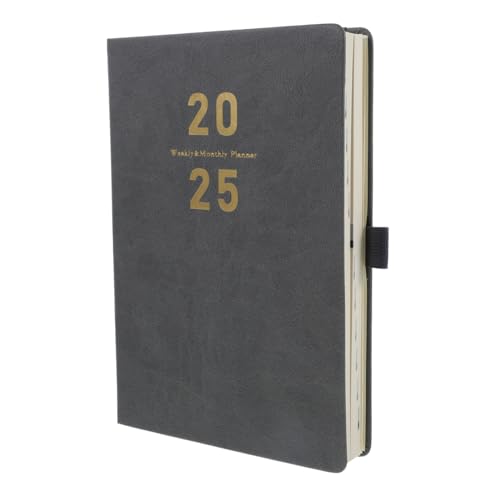 CANIGHT 1 Set 2025 Zeitplan Täglicher Gebrauch Notizbuch Tagesplaner Notizbuch Monatsplaner 2025 Bürobedarf Praktischer Tagesplaner Tragbarer Planer Organizer Planerbuch Schreibbuch von CANIGHT