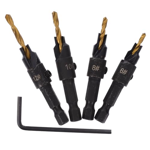 CANIGHT 1 Set For Drills Replacement Wood Zoll Werkzeug Accessories Home Holzbohrer Und Den Titanbeschichtung Ersatz Elektrische Als Für Werkstattgebrauch Heim Holzspaltbohrer von CANIGHT