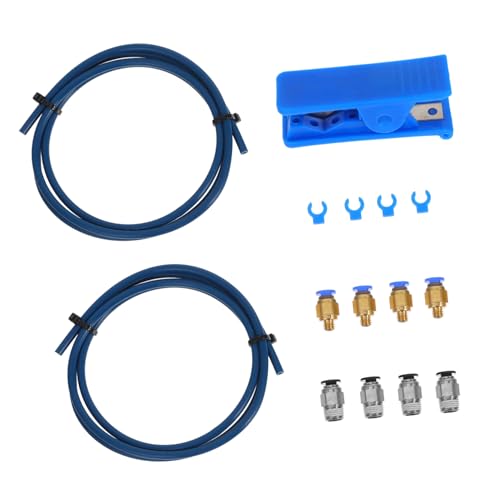 CANIGHT 1 Set Ptfe Armaturen Pneumatischer Ptfe Drucker Rohranschluss Ptfe Rohranschluss Filamentanschluss Ptfe Schläuche Ptfe Rohrschneider von CANIGHT