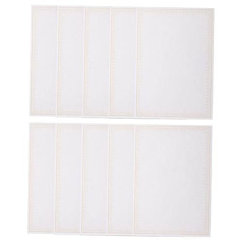 CANIGHT 10 Blatt Blanko Zertifikatspapiere, Abschlusszeugnispapier, Blanko Diplom Zertifikat, Bedruckbares Papier, High School Diplompapier, Blanko Zertifikate Für Studenten, von CANIGHT