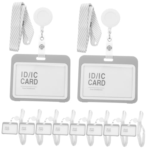 CANIGHT 10 Sets Ausweiskartenhalter, Kratzfeste Kartenhüllen, Ausweishüllen, Durchsichtige Kartenhüllen, Spielbildhalter, Ausweishalter, Transparenter Namensschildhalter, Kartenschutz CANIGHT 10 Sets Ausweiskartenhalter, Kratzfeste Kartenhüllen, Ausweishüllen, Durchsichtige Kartenhüllen, Spielbildhalter, Ausweishalter, Transparenter Namensschildhalter, Kartenschutz von CANIGHT