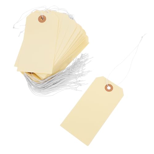 CANIGHT 100 Stück Blanko Papieretiketten, Kleidungsetiketten, Markierungsetiketten, Etiketten, Etiketten, Etiketten, Papieranhänger, Halskettenanhänger, Schmucketiketten, Papieranhänger, CANIGHT 100 Stück Blanko Papieretiketten, Kleidungsetiketten, Markierungsetiketten, Etiketten, Etiketten, Etiketten, Papieranhänger, Halskettenanhänger, Schmucketiketten, Papieranhänger, von CANIGHT