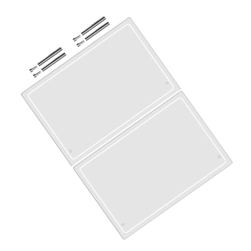 CANIGHT 2 Sets Notiztafel, Büro Acryl Schreibtafel, Tischplatte, Beschreibbare Tafel, Schreibtisch Whiteboard, Memoboard, Stehendes Whiteboard, Schreibtisch, Trocken Abwischbare Tafel, CANIGHT 2 Sets Notiztafel, Büro Acryl Schreibtafel, Tischplatte, Beschreibbare Tafel, Schreibtisch Whiteboard, Memoboard, Stehendes Whiteboard, Schreibtisch, Trocken Abwischbare Tafel, von CANIGHT
