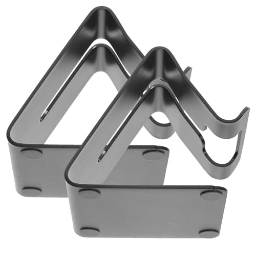 CANIGHT 2 Stück Handyhalter, Handyhalter, Schreibtisch Handyhalter, Ständer Für Büro, Desktop Tablet Halter, Tisch Telefonhalter, Telefonhalter, Tv Handyständer, Halter, Telefonständer von CANIGHT