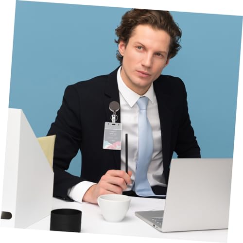CANIGHT 2 Stück Kartenhalter Mit Schnalle, Ausweishalter Für Ausweise, Ausweishalter, Transparente Ausweishülle, Ausweishülle, Plastikkartenhülle, Plastik Ausweishülle, Abgestufte CANIGHT 2 Stück Kartenhalter Mit Schnalle, Ausweishalter Für Ausweise, Ausweishalter, Transparente Ausweishülle, Ausweishülle, Plastikkartenhülle, Plastik Ausweishülle, Abgestufte von CANIGHT