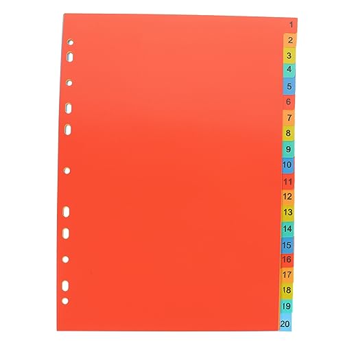 CANIGHT 20 Blatt Indexseiten Paginierungspapier Registerkarten Für Ordner, Ordnerteile, Ordnerregisterkarten, Trennblätter, Ordnerteiler, Trennblätter Für Ordnerseiten, Ordnerzubehör, CANIGHT 20 Blatt Indexseiten Paginierungspapier Registerkarten Für Ordner, Ordnerteile, Ordnerregisterkarten, Trennblätter, Ordnerteiler, Trennblätter Für Ordnerseiten, Ordnerzubehör, von CANIGHT