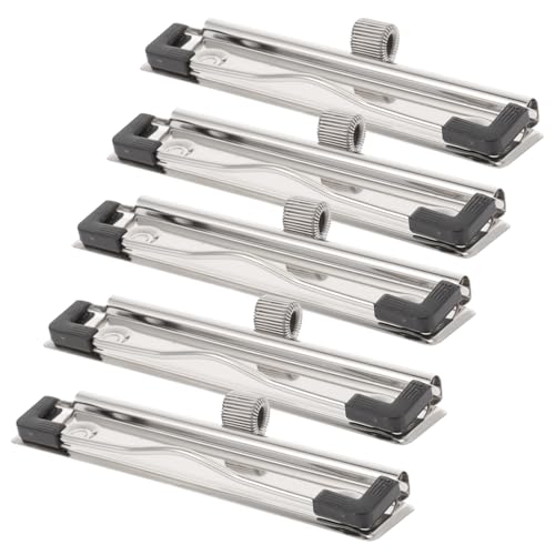 CANIGHT 5 Stück Dateiordner Clip Mini Clip Montierbar Für Dokumente Praktisches Briefpapier Für Büro Bauunternehmer Boards Board Metall Zwischenablage Planer Clips Krankenpflege CANIGHT 5 Stück Dateiordner Clip Mini Clip Montierbar Für Dokumente Praktisches Briefpapier Für Büro Bauunternehmer Boards Board Metall Zwischenablage Planer Clips Krankenpflege von CANIGHT