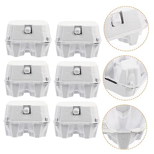 CANIGHT 50 Stück Eierkarton Wachteleier Kartons Behälter Für Enteneier Eierkiste Aus Papier Hühnereier Kartons Eierwagen Behälter Ei-bulk-halter Halter Für Eierschalen Eierträger Zellstoff CANIGHT 50 Stück Eierkarton Wachteleier Kartons Behälter Für Enteneier Eierkiste Aus Papier Hühnereier Kartons Eierwagen Behälter Ei-bulk-halter Halter Für Eierschalen Eierträger Zellstoff von CANIGHT