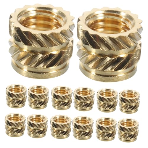 CANIGHT 50 Stück Heat Satz Insert Messing Gewinde Rändelmutter Innengewinde Für 3d-drucker Spritzguss von CANIGHT