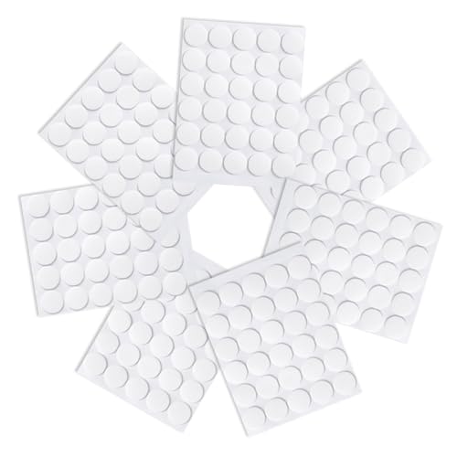 CANIGHT 7 Blätter Doppelseitiges Klebeband, Klebepunkte, Klebstoffe, Doppelseitiges, Entfernbares Klebeband, Klebrige Fixierer, Doppelseitige Foto Wandaufkleber, Farbechter Wandkleber von CANIGHT