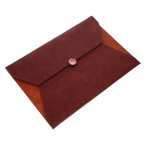 CANIGHT A4 Aktentasche, Dokumentenhalter, Büro Aktenordner, Aktenaufbewahrungstasche, Dokumentenaufbewahrungstaschen, Aktentaschen Mit Knopfdesign, Schulaktenordner, Bürotaschen, Stoff CANIGHT A4 Aktentasche, Dokumentenhalter, Büro Aktenordner, Aktenaufbewahrungstasche, Dokumentenaufbewahrungstaschen, Aktentaschen Mit Knopfdesign, Schulaktenordner, Bürotaschen, Stoff von CANIGHT