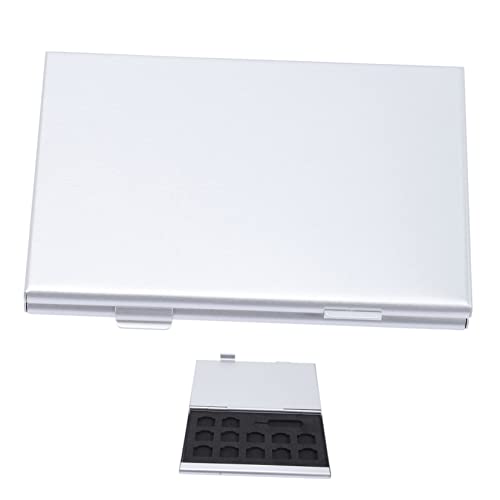 CANIGHT Leichte SIM-Kartenhülle aus Aluminiumlegierung Speicherkarten-Aufbewahrungsbox zum sicheren und ordentlichen Aufbewahren Ihrer Karten CANIGHT Leichte SIM-Kartenhülle aus Aluminiumlegierung Speicherkarten-Aufbewahrungsbox zum sicheren und ordentlichen Aufbewahren Ihrer Karten von CANIGHT