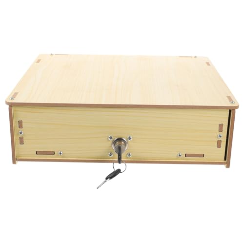 CANIGHT Wechselgeld Aufbewahrungsbox, Kasseneinsatz, Mehrgitter Etui, Mehrzweck Kassenschubladenfach, Geld Organizer Aus Holz, Bargeldhalter, Geldaufbewahrungsschublade, Geldbehälter, von CANIGHT