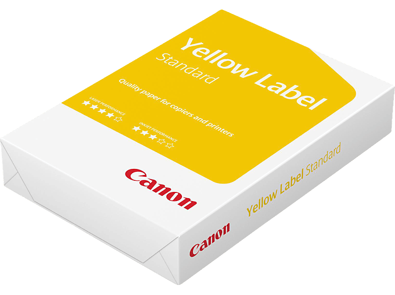 CANON 97005617 YELLOW LABEL STANDARD A4 80 GR 500 BLATT 210x297 mm Blatt Din Papier 80g/m² von CANON