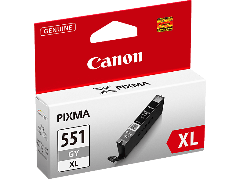 CANON CLI 551XL GY Tintenpatrone Grau (6447B001) von CANON