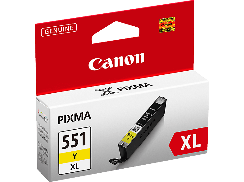 CANON CLI 551XL Y Tintenpatrone Gelb (6446B001) von CANON