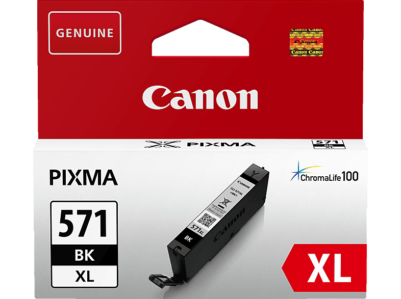 CANON CLI 571XL BK Tintenpatrone Schwarz (0331C001) von CANON