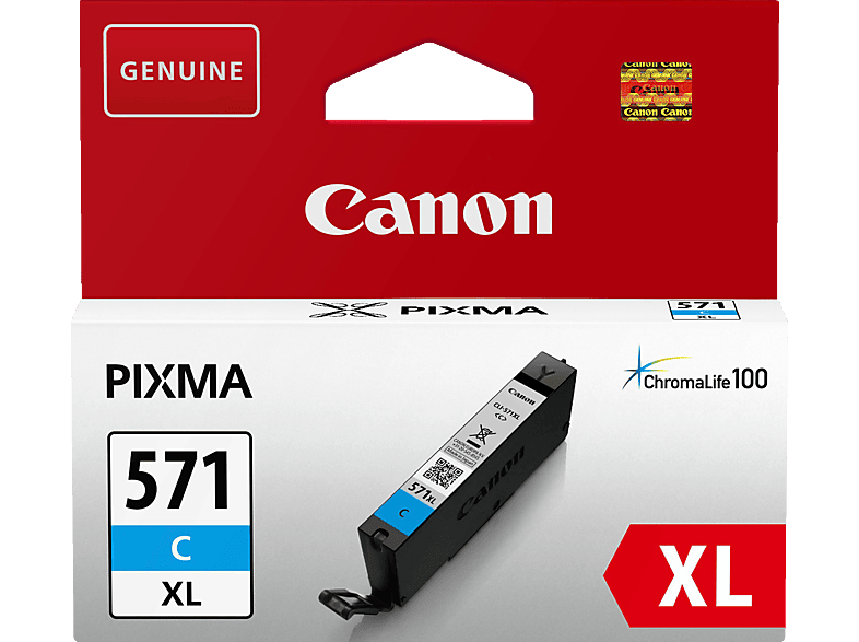 CANON CLI 571XL C Tintenpatrone Blau (0332C001) von CANON