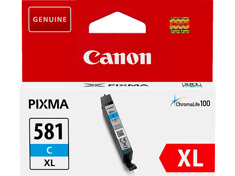 CANON CLI-581C XL Tintenpatrone Cyan (2049C001AA) von CANON