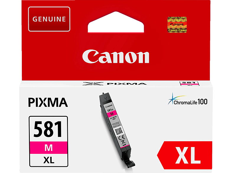 CANON CLI-581M XL Tintenpatrone Magenta (2050C001AA) von CANON