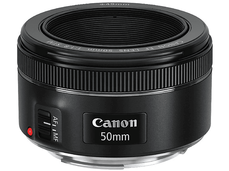 CANON EF - 50 mm f/1.8 EF, STM (Objektiv für Canon EF-Mount, Schwarz) von CANON
