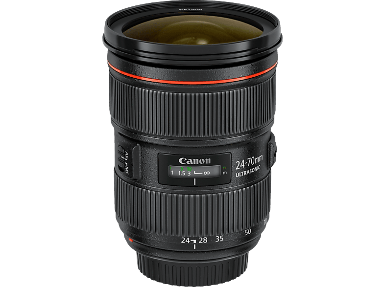 CANON EF II USM 24 mm - 70 f/2.8 (Objektiv für Canon EF-Mount, Schwarz) von CANON