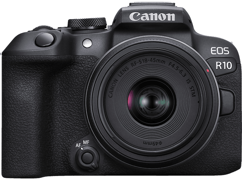 CANON EOS R10 Kit + RF-S 18-45mm STM Systemkamera mit Objektiv 18 - 45 mm, 7,5 cm Display Touchscreen, WLAN CANON EOS R10 Kit + RF-S 18-45mm STM Systemkamera mit Objektiv 18 - 45 mm, 7,5 cm Display Touchscreen, WLAN von CANON