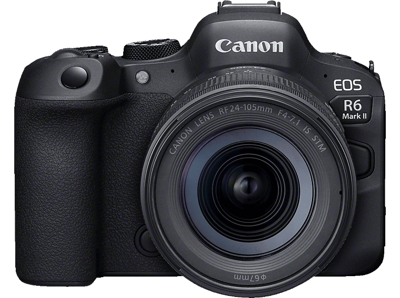 CANON EOS R6 Mark II Body mit Objektiv RF 24-105mm F4-7.1 IS STM Kit, Spiegellose Systemkamera, 7,5 cm Display Touchscreen, WLAN CANON EOS R6 Mark II Body mit Objektiv RF 24-105mm F4-7.1 IS STM Kit, Spiegellose Systemkamera, 7,5 cm Display Touchscreen, WLAN von CANON