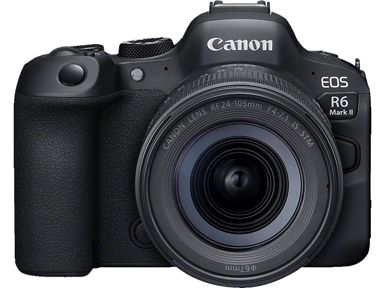 CANON EOS R6 Mark II Kit Spiegellose Systemkamera, 7,5 cm Display Touchscreen, WLAN von CANON