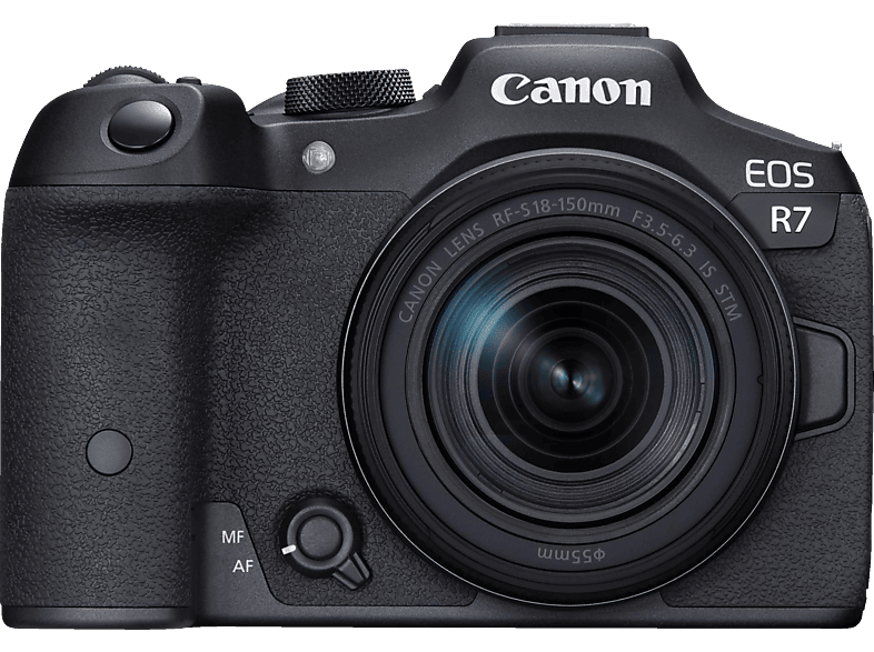 CANON EOS R7 Kit Systemkamera mit Objektiv 18 - 150 mm, 7,5 cm Display Touchscreen, WLAN CANON EOS R7 Kit Systemkamera mit Objektiv 18 - 150 mm, 7,5 cm Display Touchscreen, WLAN von CANON