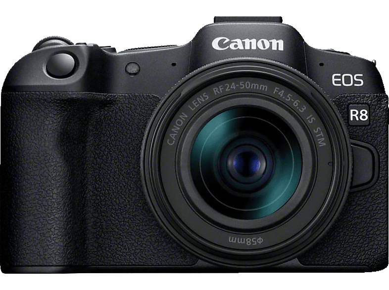CANON EOS R8 Kit Spiegellose Systemkameras mit Objektiv 24-50 mm, 7,5 cm Display, WLAN von CANON
