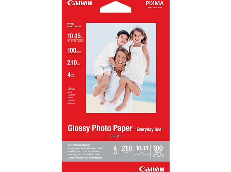 CANON GP-501 Fotopapier 100 x 150 mm Blätter, Kurzanleitung von CANON