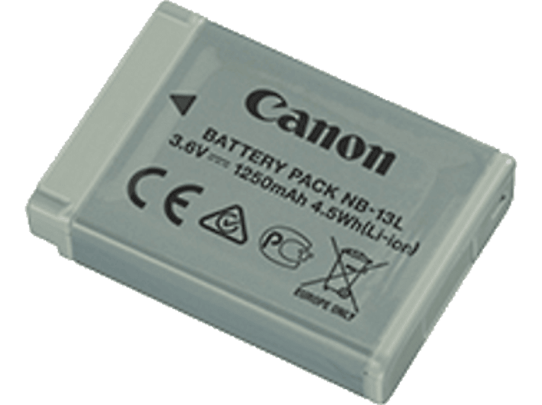 CANON NB-13L Akku, Li-Ion, 3.6 Volt, 1250 mAh von CANON