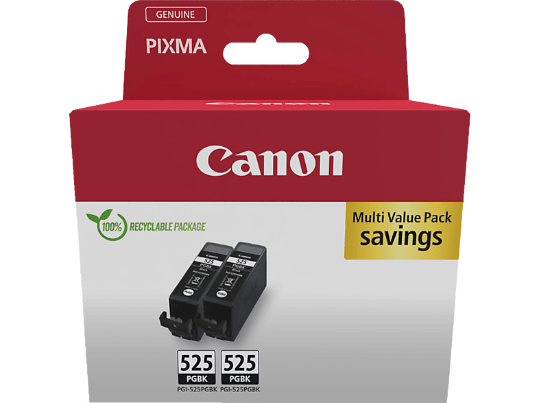 CANON PGI-525 BK Twin Pack Original Schwarz CANON PGI-525 BK Twin Pack Original Schwarz von CANON