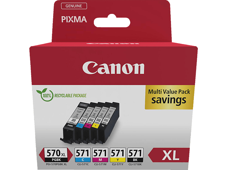 CANON PGI-570XLl/CLI-571 Tintenpatrone mehrfarbig von CANON