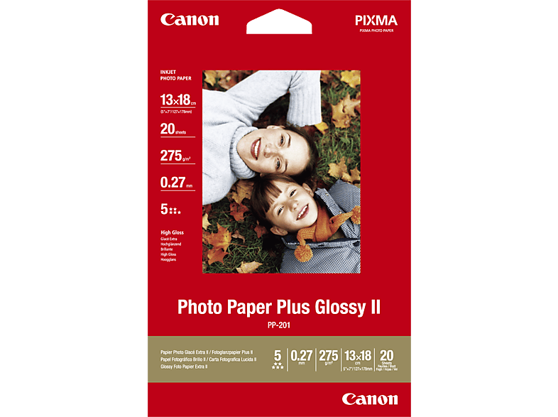 CANON PP-201 Fotopapier 130 x 180 mm 20 Blätter, Kurzanleitung von CANON