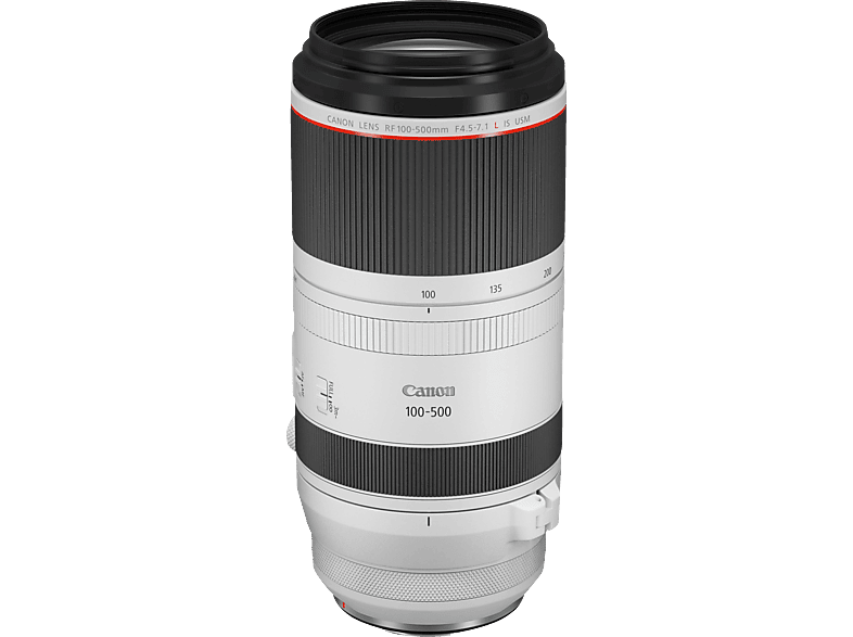 CANON RF 100 mm - 500 f./4.5-7.1 L-Reihe (Objektiv für Canon R-Mount, Weiß/Schwarz) von CANON