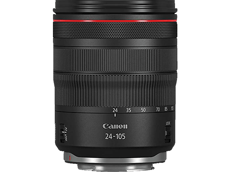 CANON RF 24 mm - 105 f/4 RF, USM, IS (Objektiv für Canon R-Mount, Schwarz) von CANON