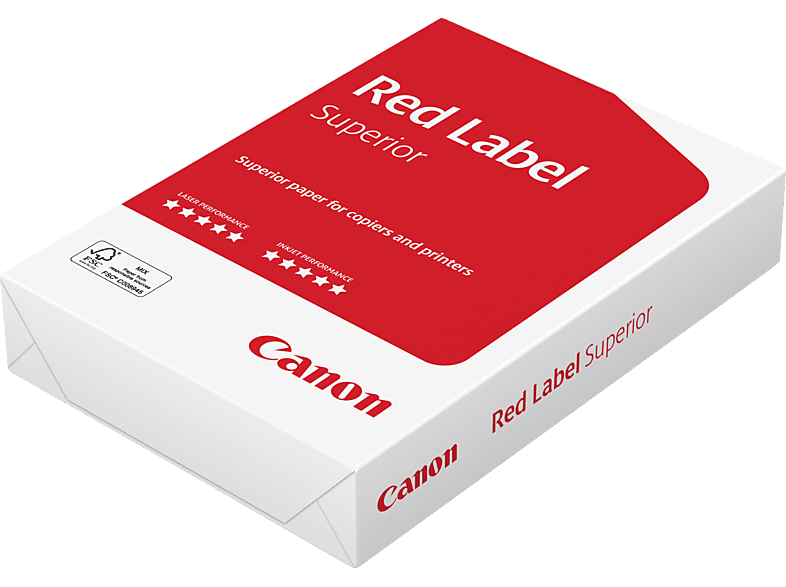 CANON Red Label Superior Kopierpapier 210x297 mm A4 1x Packung (500 Blätter) von CANON