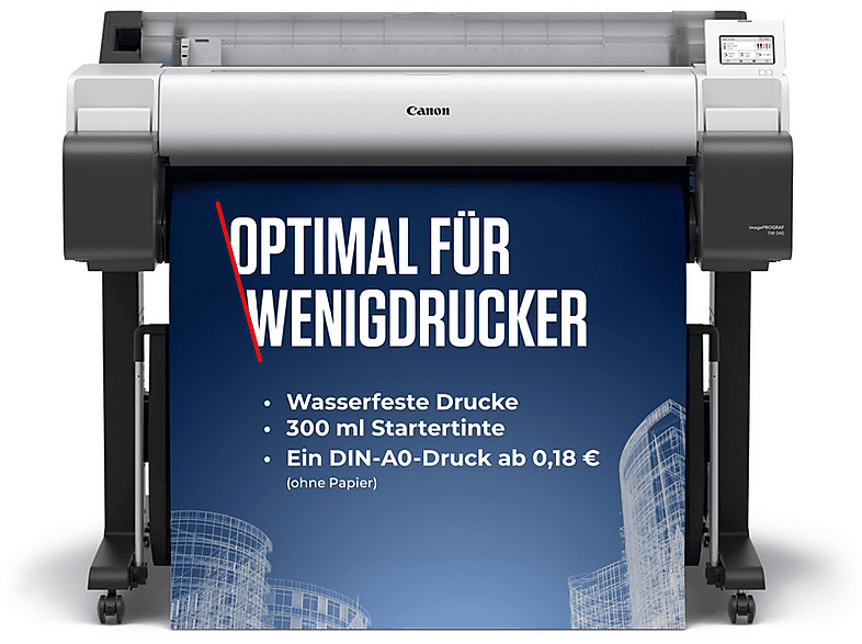 CANON imagePROGRAF TM-340 Tintenstrahl Tintenstrahldrucker WLAN Netzwerkfähig CANON imagePROGRAF TM-340 Tintenstrahl Tintenstrahldrucker WLAN Netzwerkfähig von CANON