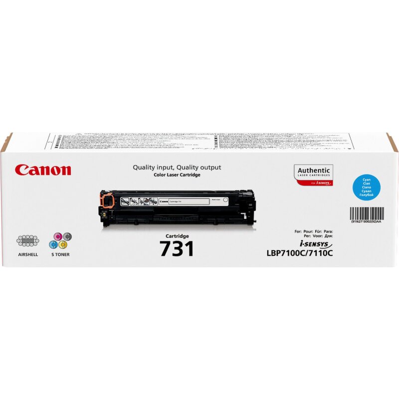 Canon Lasertoner 731 cyan Canon Lasertoner 731 cyan von CANON