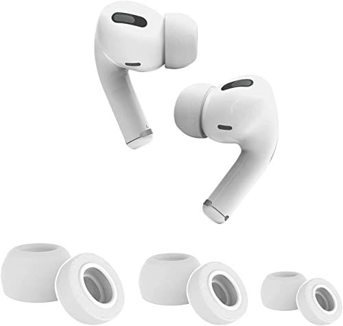 CANOPUS 3 Paar (klein, mittel, groß), Beige Ersatz Memory Foam In-Ear Kopfhörer Ohrpolster, kompatibel mit AirPods Pro Tips um Abfallen zu vermeiden, Memory Foam Tips von CANOPUS