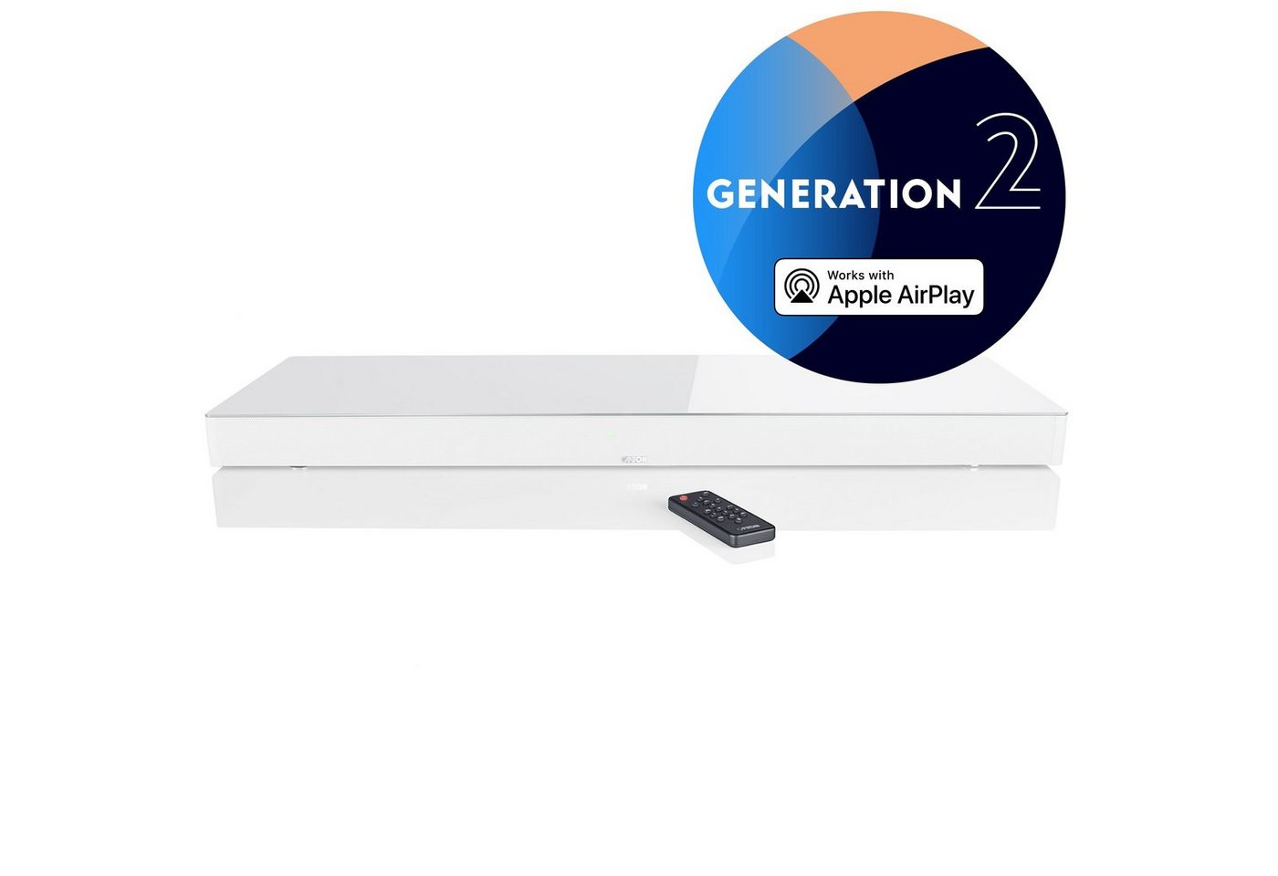 CANTON Smart Sounddeck 100 V2 weiss Sonder Aktion Soundbar von CANTON